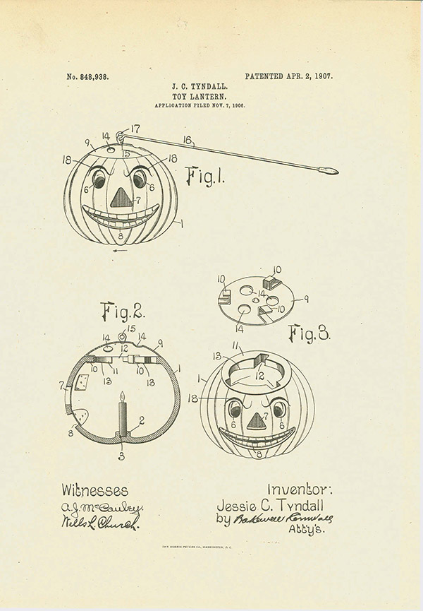 jack-o-lantern patent