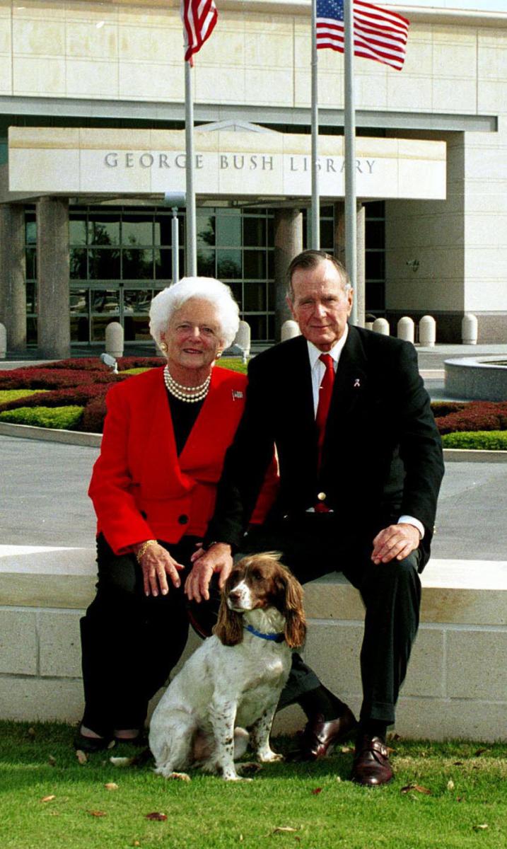 Barbara and George Bush