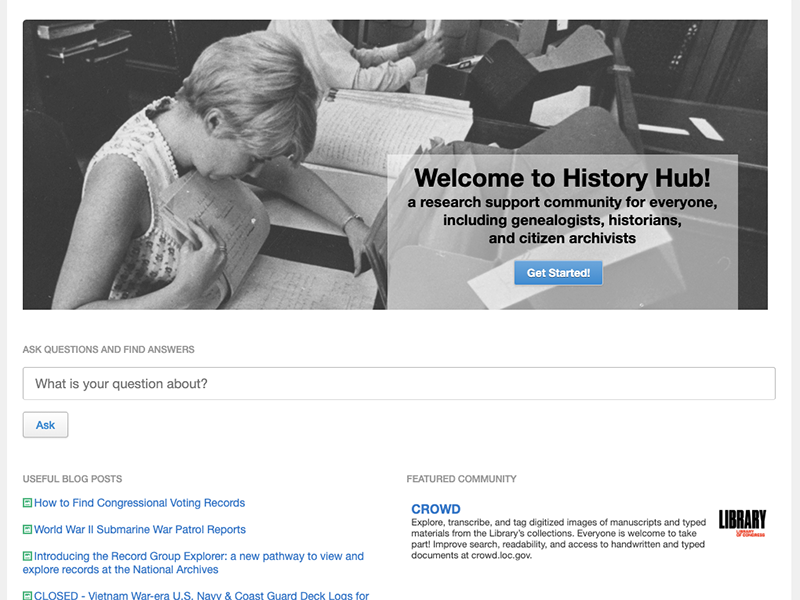 History Hub graphic