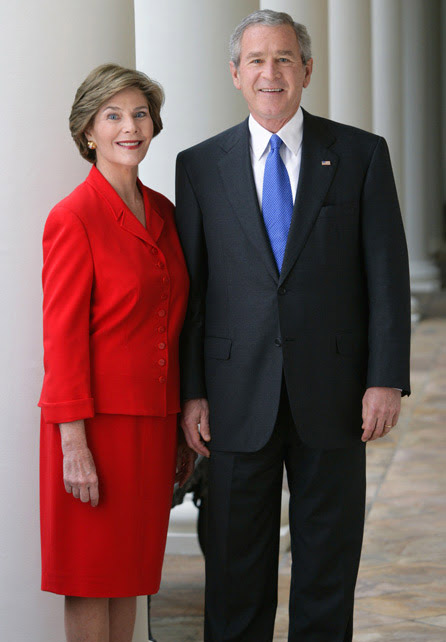 Laura and George Bush