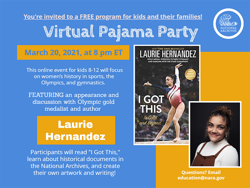 Virtual Pajama Party graphic