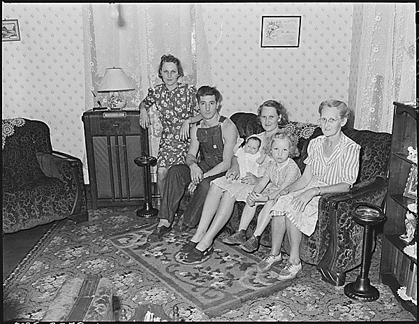 Family in the 1940s