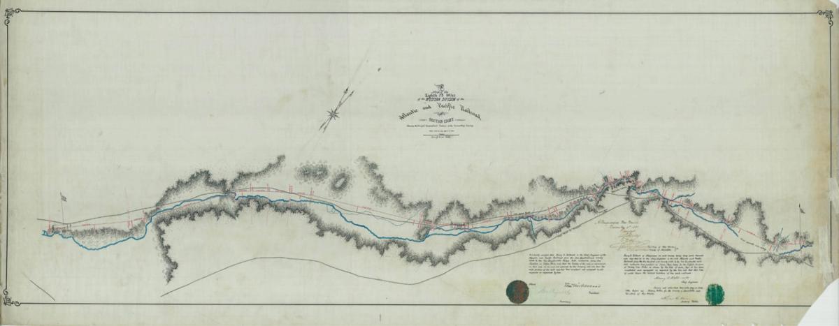 Railroad map