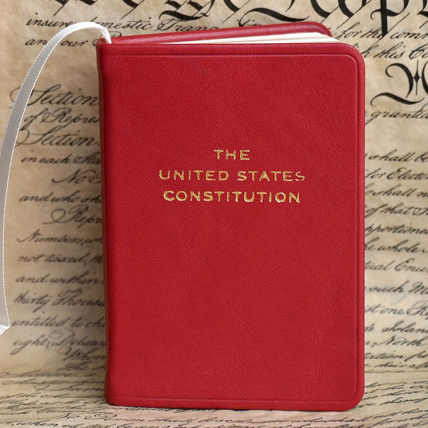 Bound copy of the US Constitution