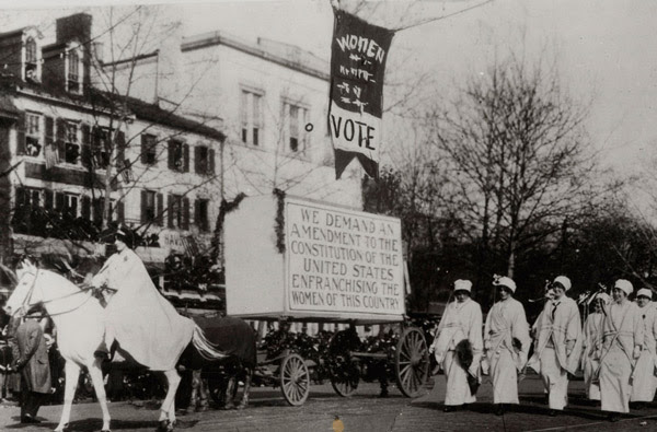 Suffragist march