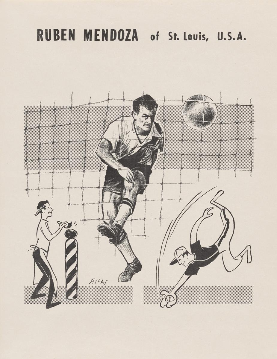 Poster of soccer player Ruben Mendoza