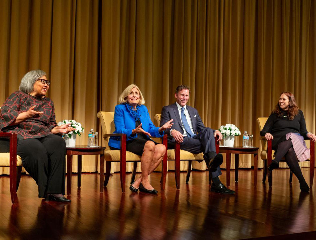 Panel of scholars converse at the 10th anniversary of the Rubenstein Gallery