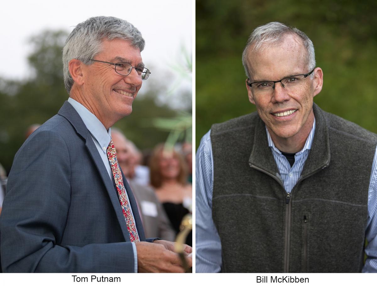 Tom Putnam and Bill McKibben