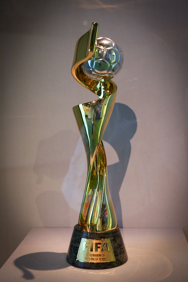 National Archives Displays Women's World Cup Trophy