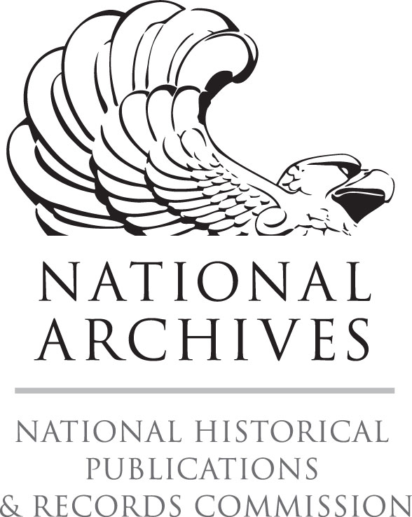 Logo for National Archives black and white drawing of a wave