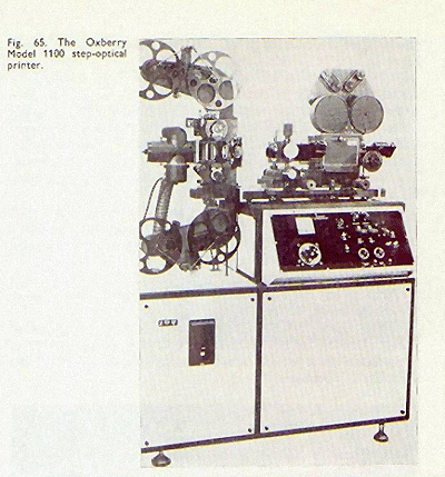 The Oxberry Model 1100 Step-Optical Printer