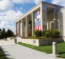 Exterior view of the Truman Library