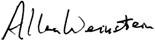 Allen Weinstein's signature