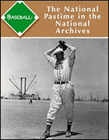'Baseball: The National Pastime in the National Archives' eBook cover
