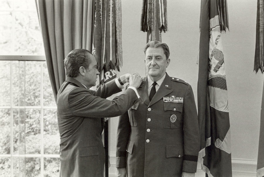 President Richard Nixon and Lt. Gen. Vernon Walters