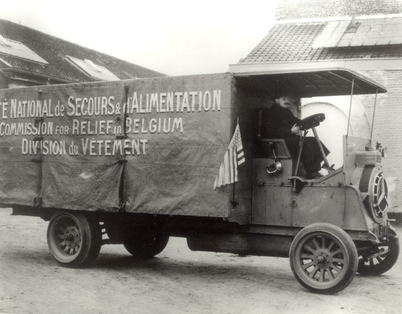 truck operated by the Commission for the Relief of Belgium