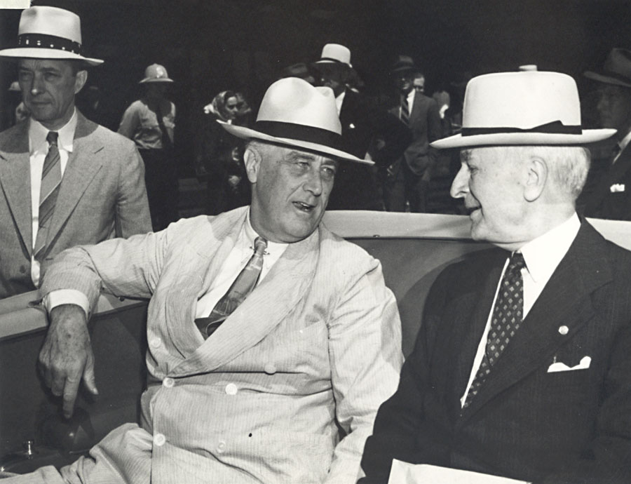 President Franklin Roosevelt and Secretary Cordell Hull.