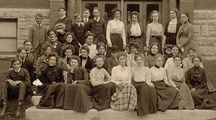 Harry Truman's high school class picture, 1901