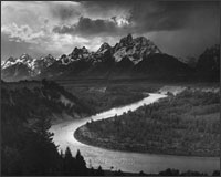 Ansel Adams photo of Snake River