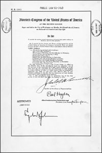 Uniform Monday Holiday Law of 1968