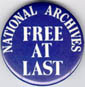 Free at Last button from 1985