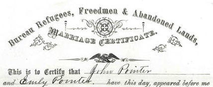 Pointer marriage certificate