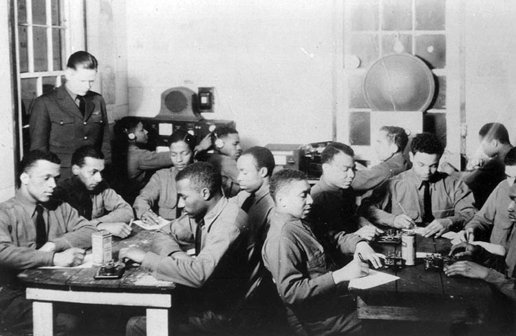 Black enrollees live and work in segregated quarters