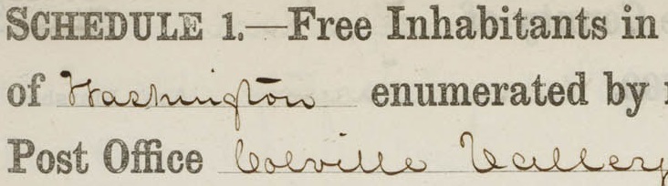 1860 census form