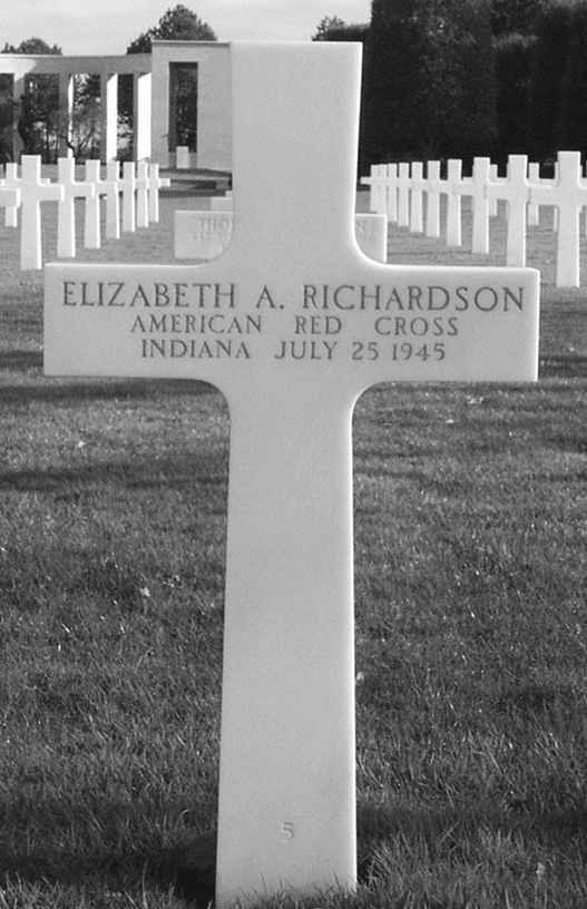 Grave marker for Liz Richardson