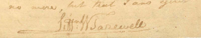 Signature of Littleton Tazewell