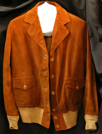 Amelia Earhart's suede flight jacket