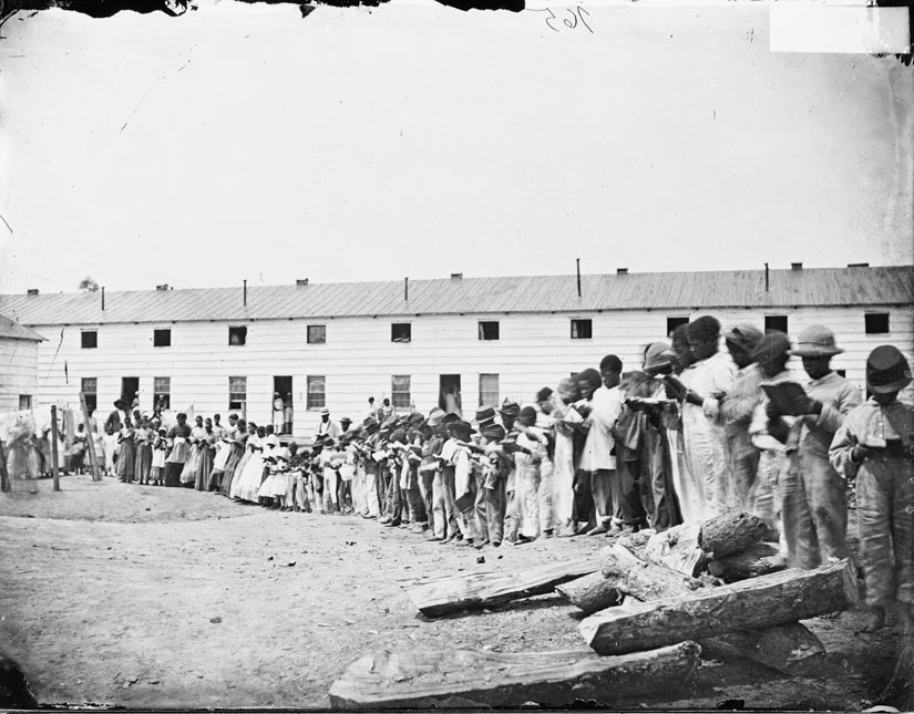 Contraband school, ca. 1865