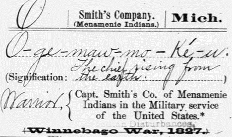 American Indian military record