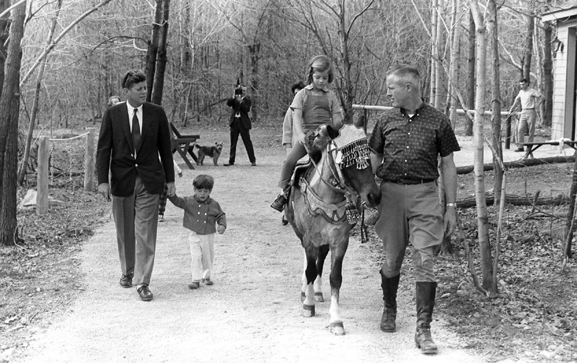 JFK and son