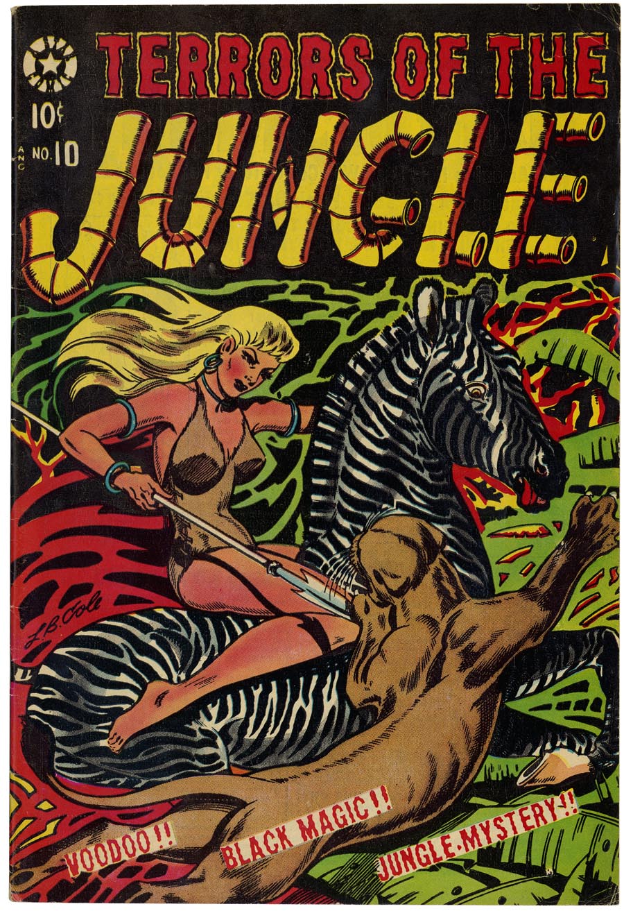 Terrors of the Jungle was submitted as evidence to a 1954 Senate subcommittee that examined the effects of  sadistic  comments on juveniles. 