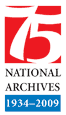 NARA 75th anniversary logo