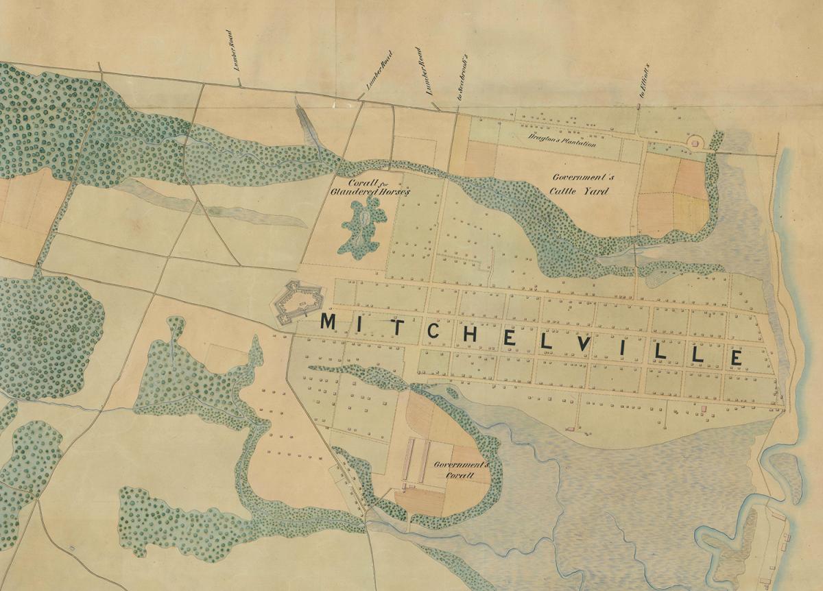 Map of Mitchelville