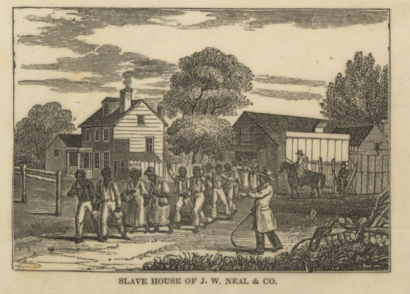 A slave coffle in Washington, DC, ca. 1862
