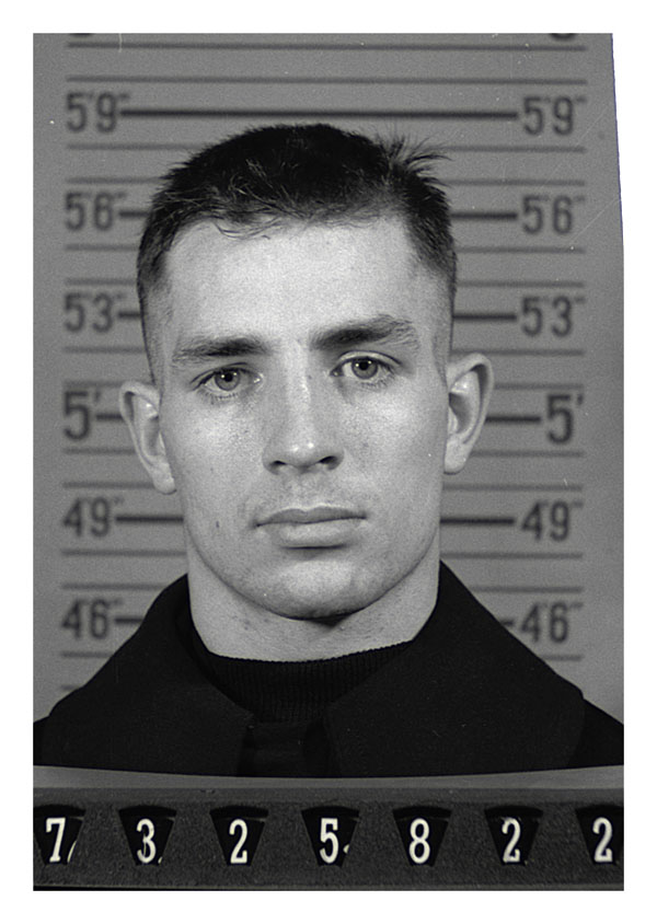 photo of Jack Kerouac taken for Navy personnel record