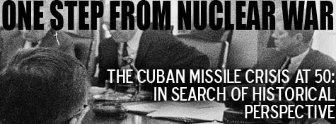 Title graphic for article on Cuban Missile Crisis