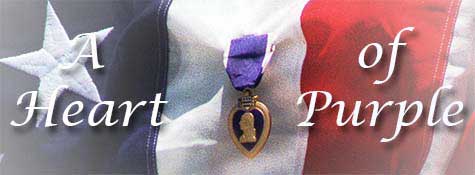 Title graphic for article on the history of the Purple Heart