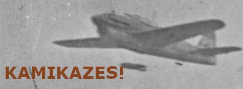 Title graphic for "Kamikazes!"