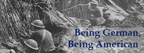 Title graphic for "Being German, Being American"
