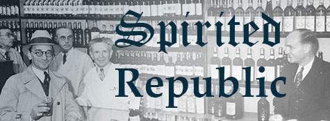Title graphic for article on "Spirited Republic" exhibit