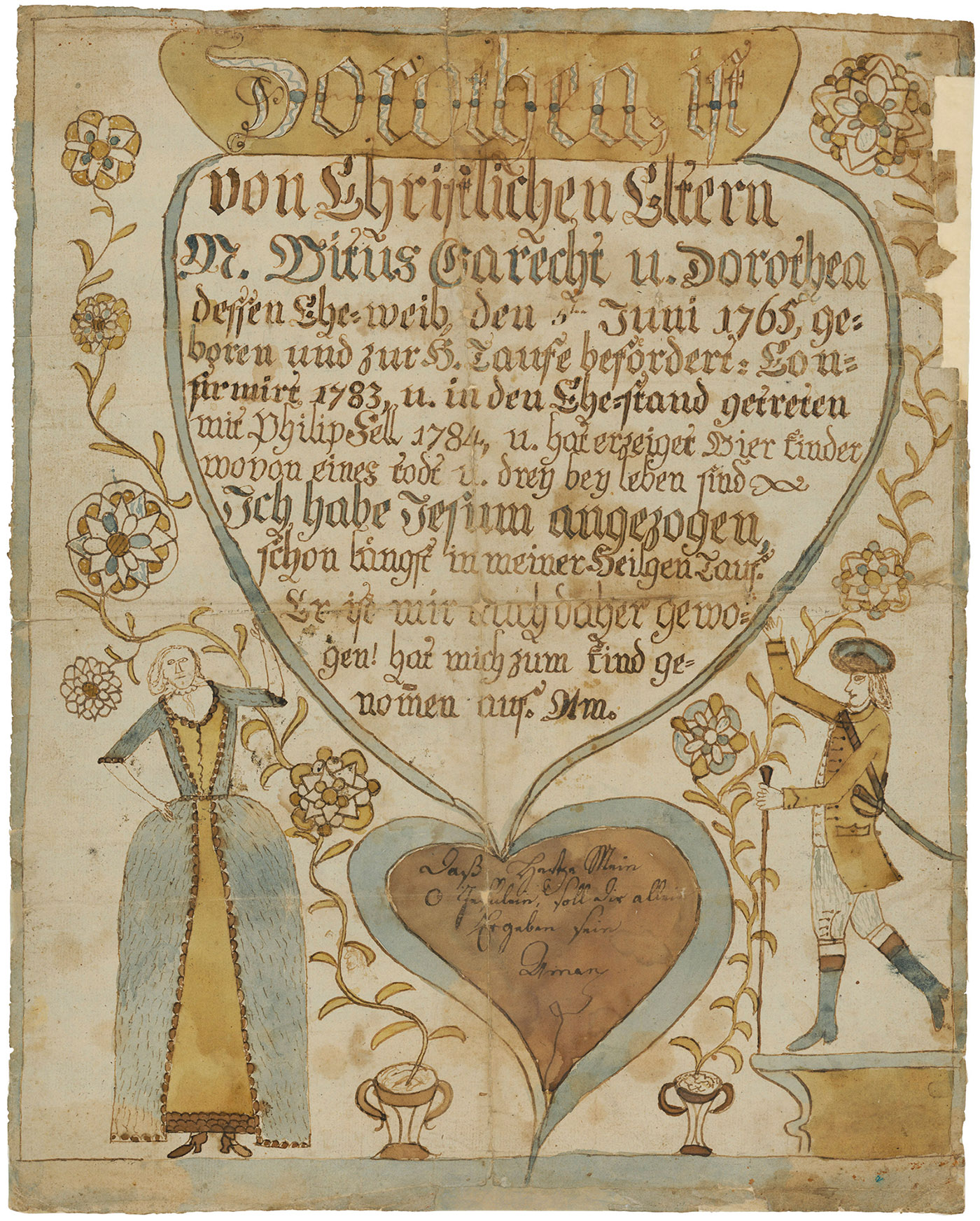 Revolutionary War-era fraktur