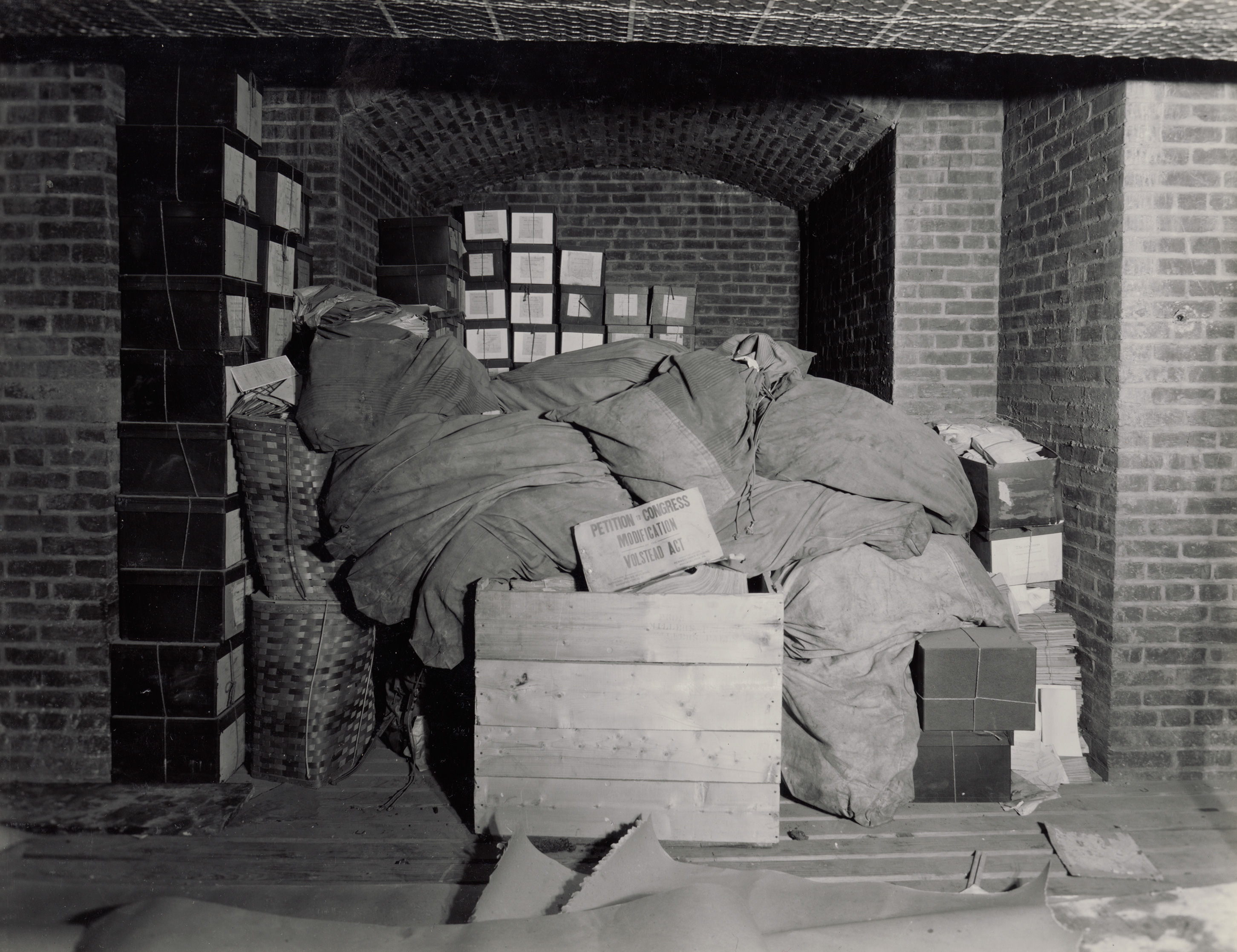 Storage of Congressional records in the Old House Office Building (1937)