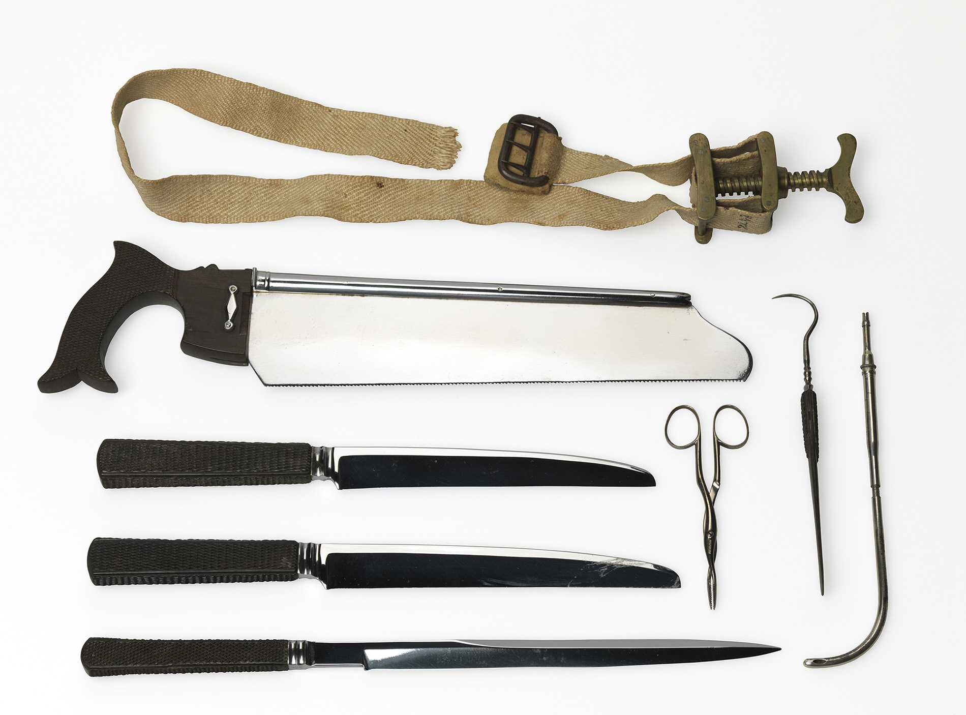 Civil War surgeon's instruments