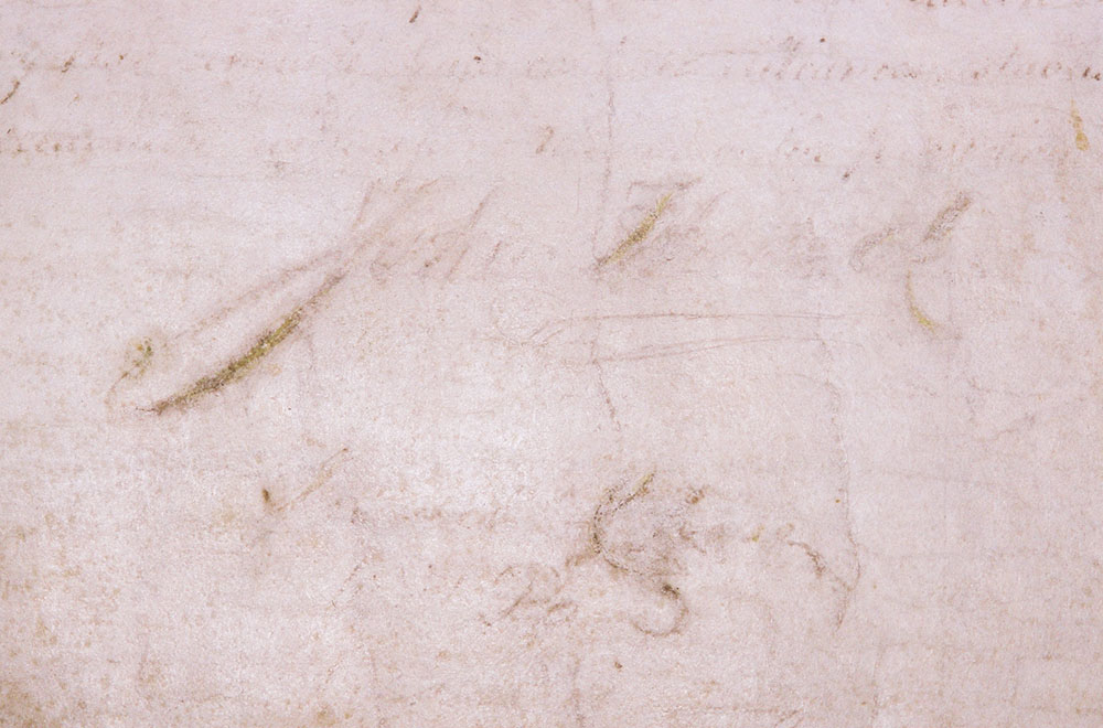 John Hancock signature on the Declaration of Independence