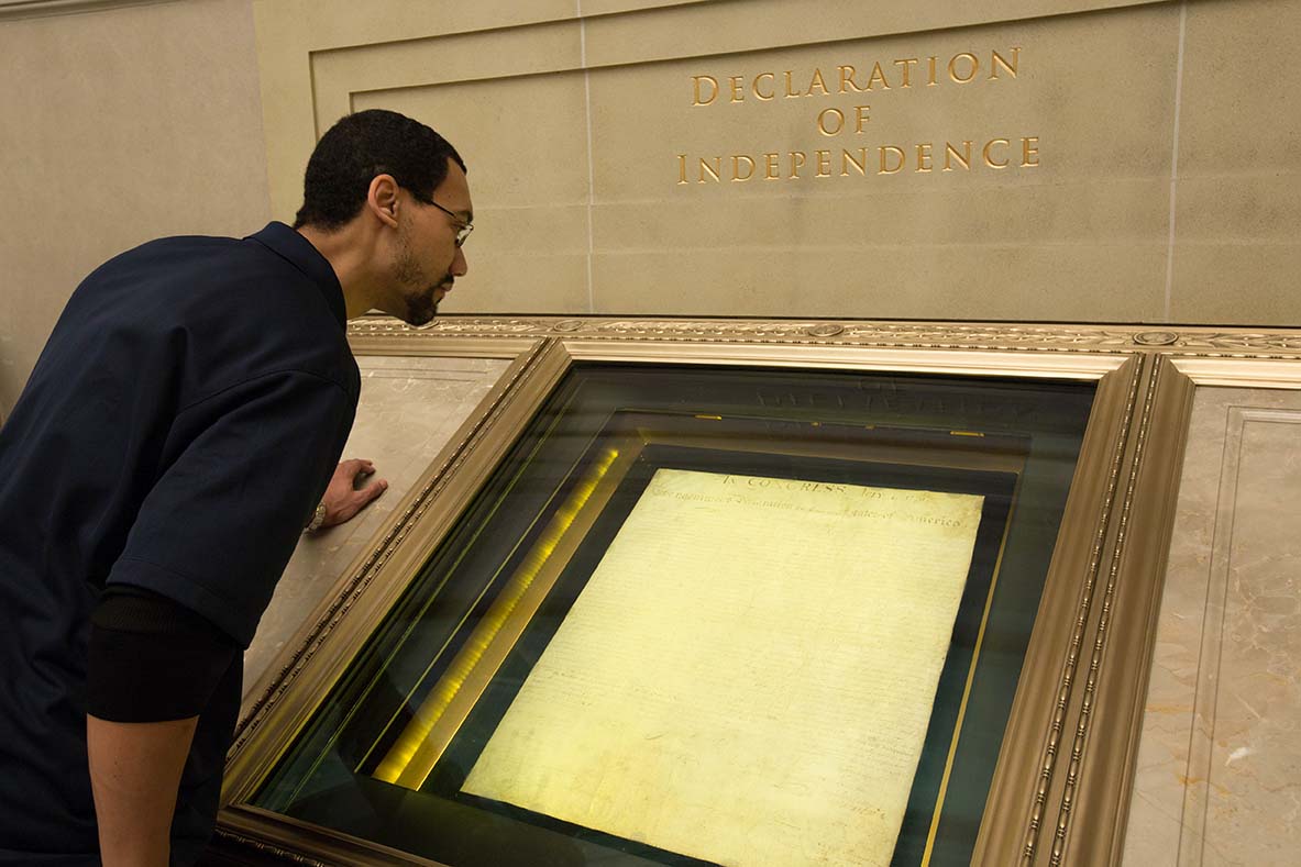 national archives declaration of independence virtual tour