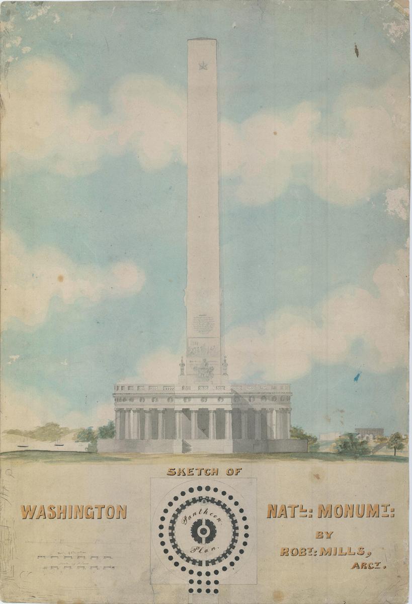 Robert Mills design for the Washington Monument